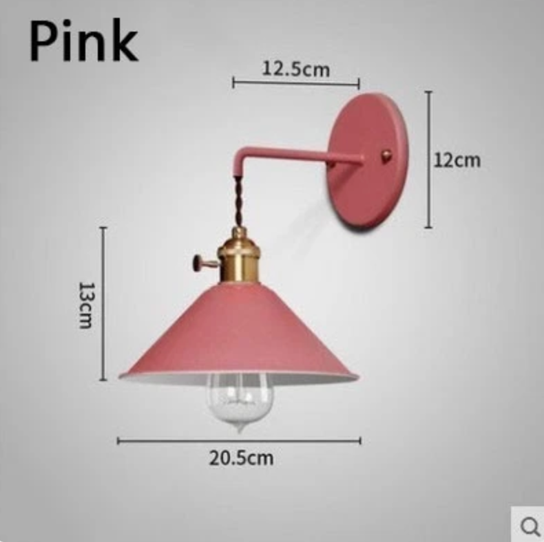 Colorful Nordic Retro Vintage Wall Light