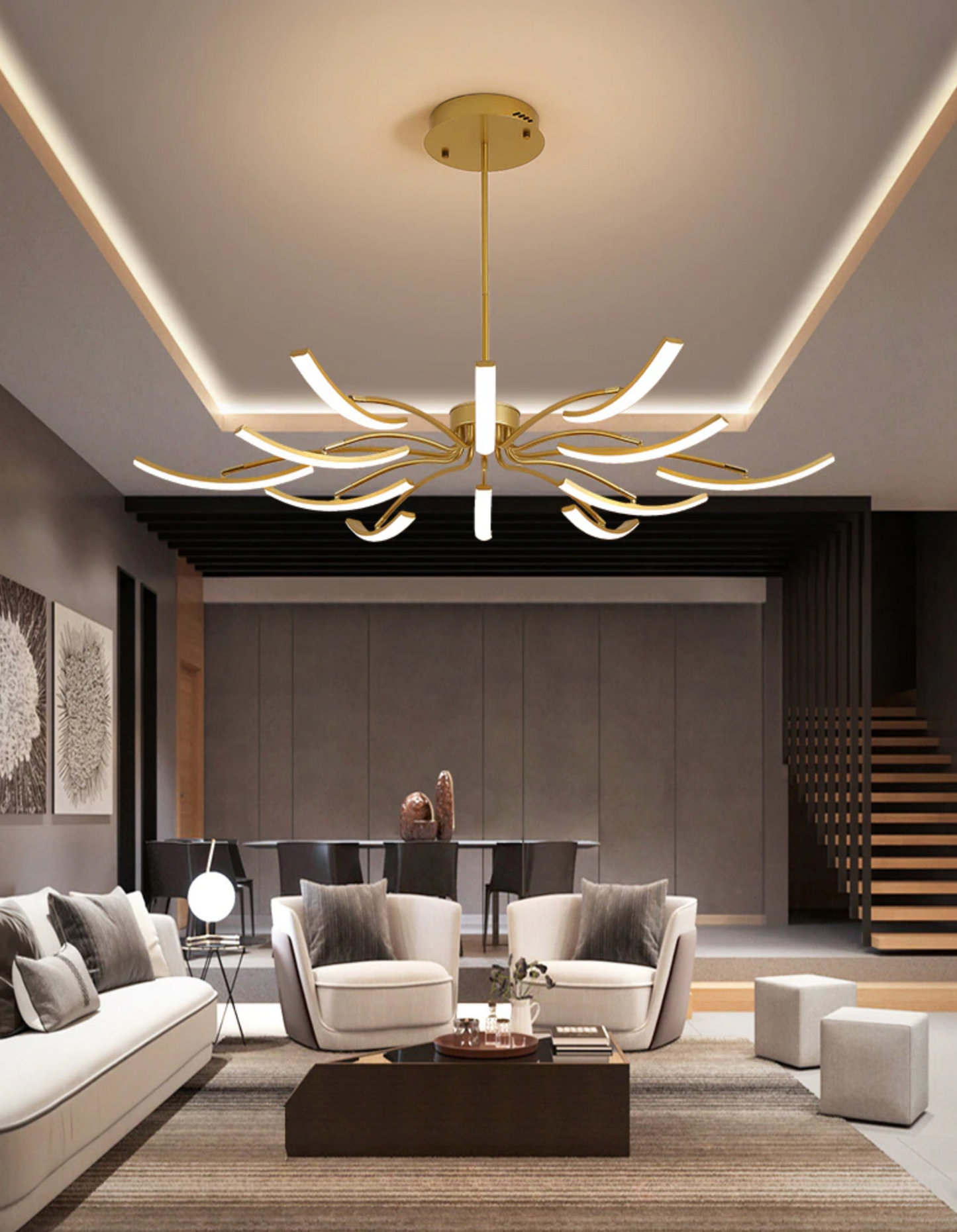 Arms - Adjustable New LED Chandelier Fixture