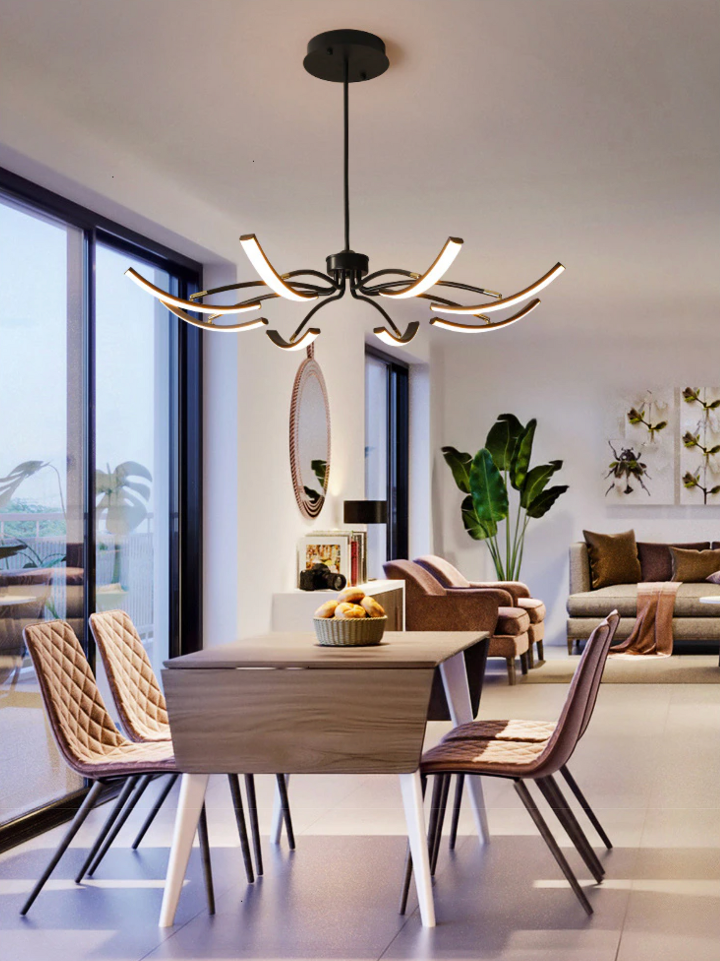 Arms - Adjustable New LED Chandelier Fixture
