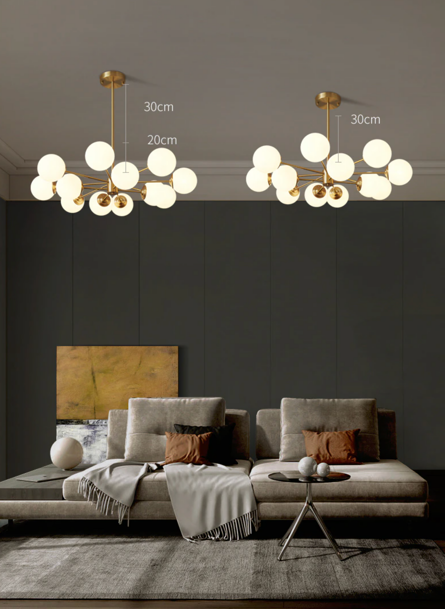 Uutash - Nordic Style Ball Pendant Light