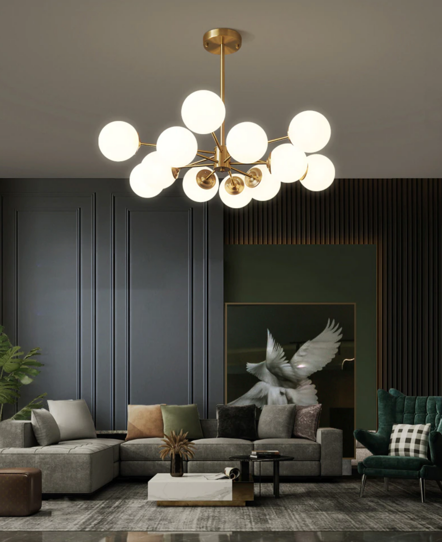 Uutash - Nordic Style Ball Pendant Light