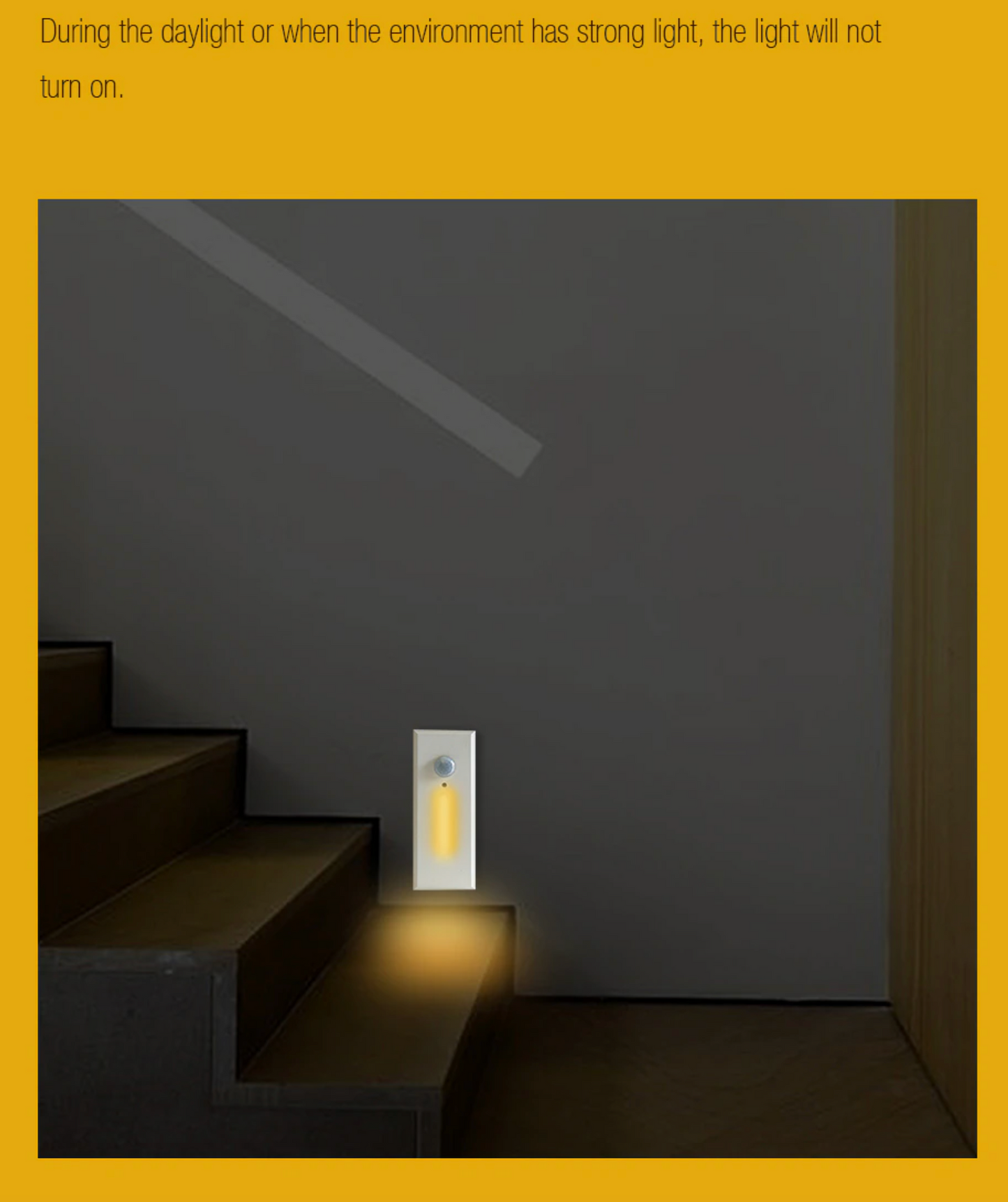 EB Take - Recessed Sensor Light Motion Indoor Wall Sconce