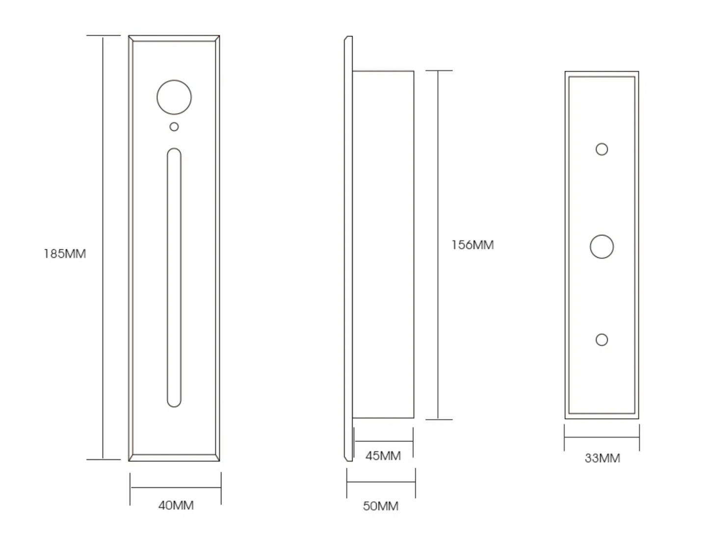 EB Take - Recessed Sensor Light Motion Indoor Wall Sconce