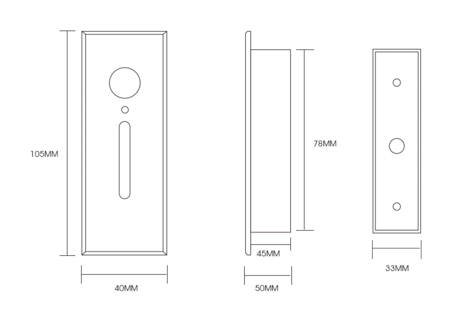EB Take - Recessed Sensor Light Motion Indoor Wall Sconce