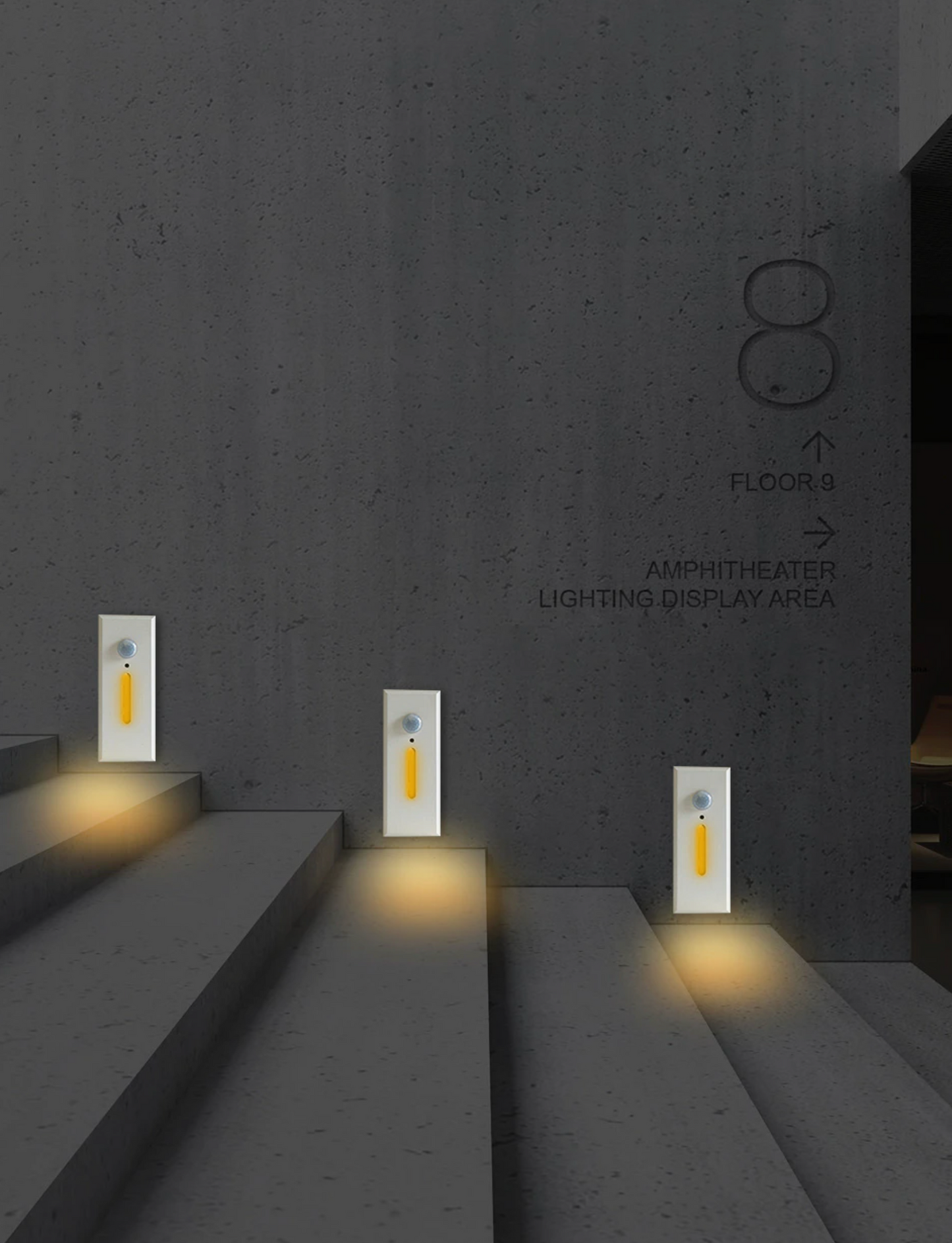 EB Take - Recessed Sensor Light Motion Indoor Wall Sconce