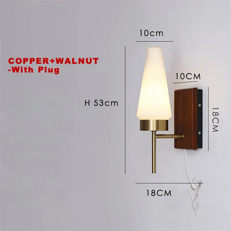 Modern Led Wall Lamp Korea AC90-260V Wall Mounted Wall Lights Fixture Bathroom Mirror Light Sconce Black Copper Nickel Wall Lamp