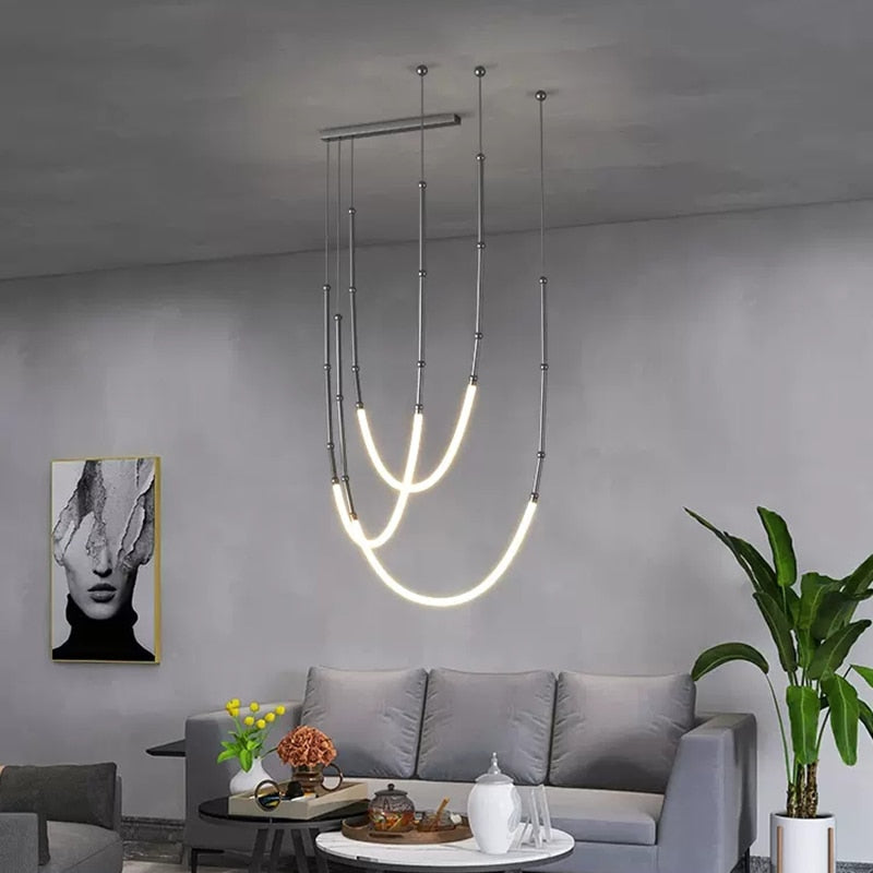 LON Reminee - Designer Art Creativity Tube Chandelier Lighting