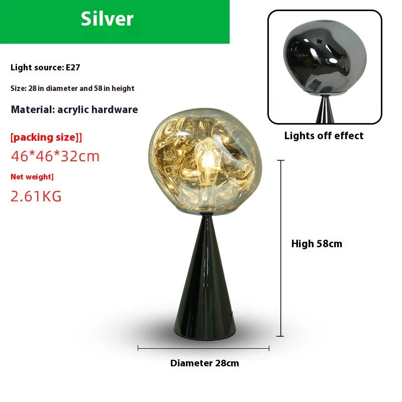 Vailuke Modern Creative Lava Lampshade LED Table/Floor Lamp