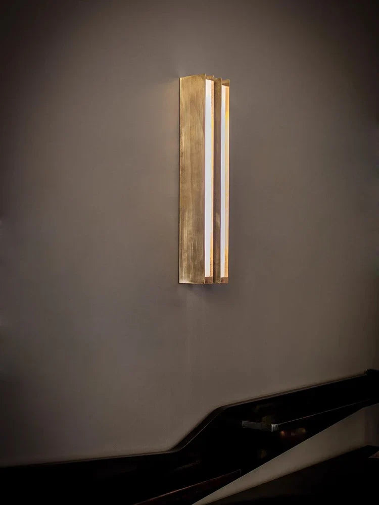 120-200cm Arandela Long Stainless Steel Brass Silver Indoor Wall Lamp