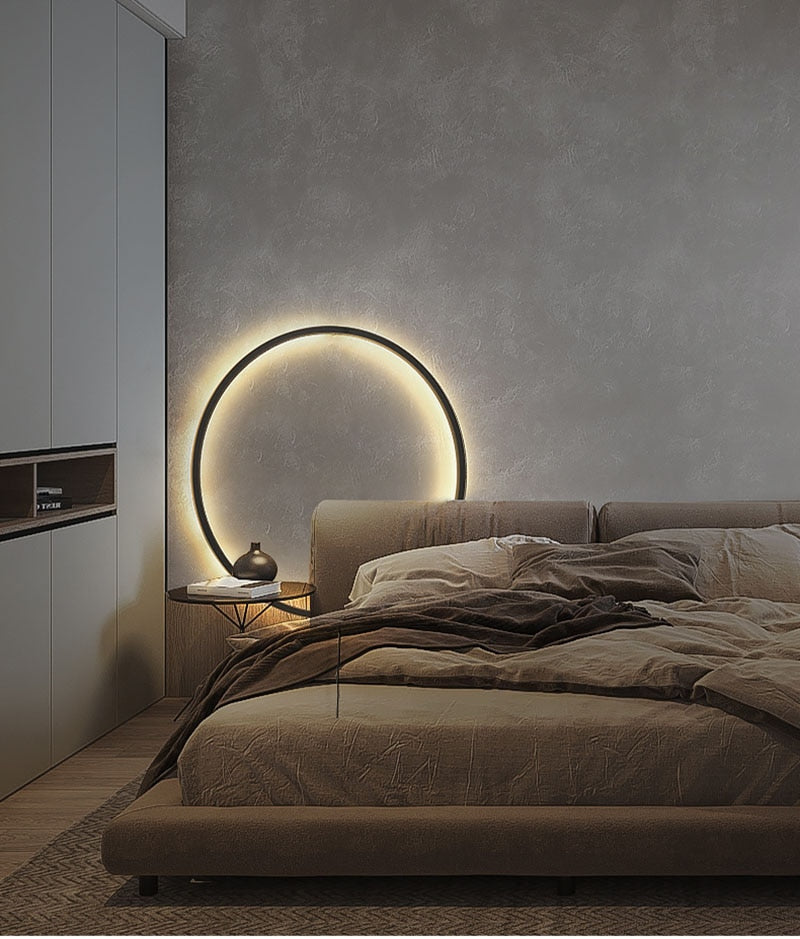 LON Rounded - Circle Background Decoration USB Wall Lamps