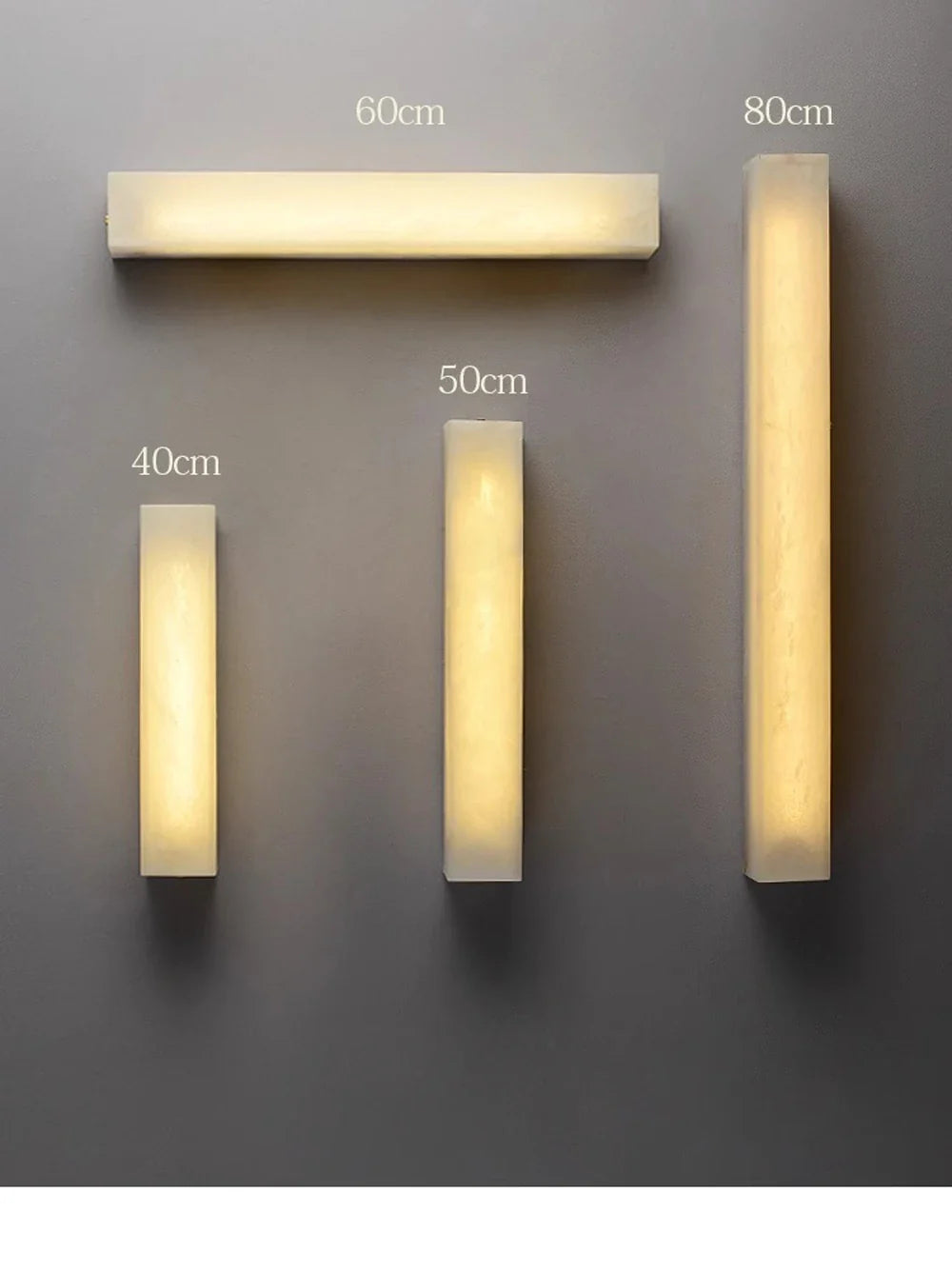 Kolia Marble Series Chrome Gold Dimmable LED Wall Lamp