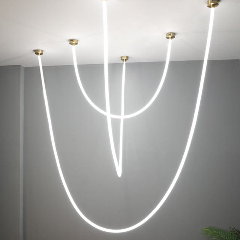 LON Lanee - Modern LED Chandelier Silicone Lamps 360-degree Light