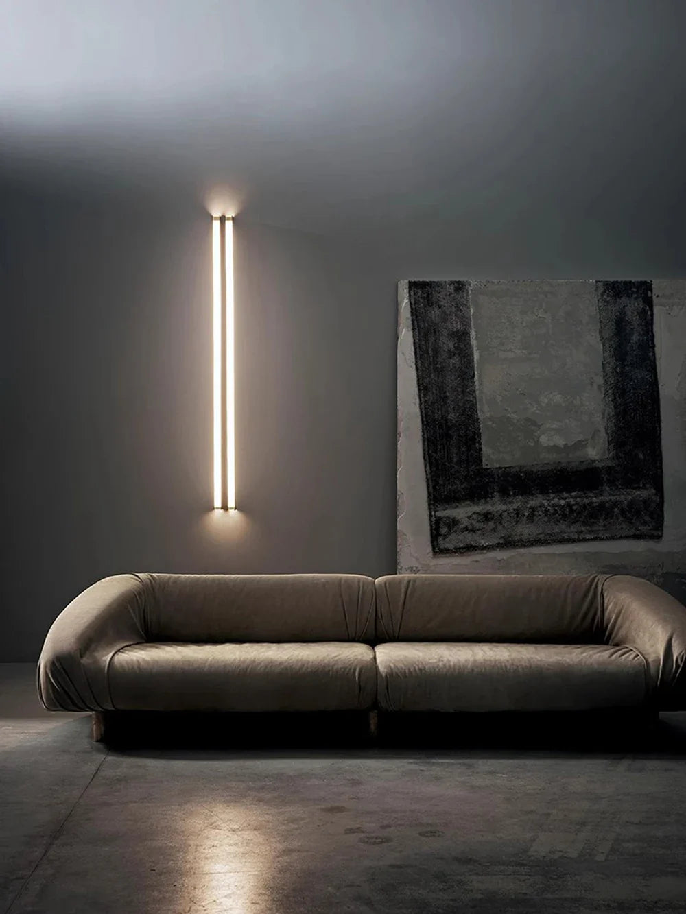 120-200cm Arandela Long Stainless Steel Brass Silver Indoor Wall Lamp