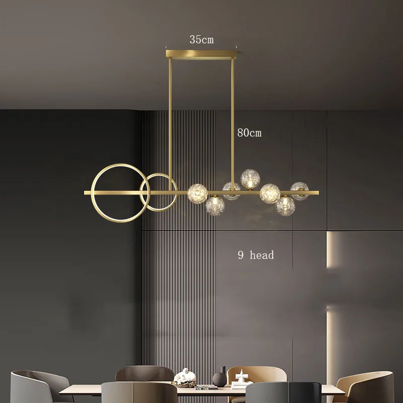 Paneter home decoration luxury crystal pendant lights