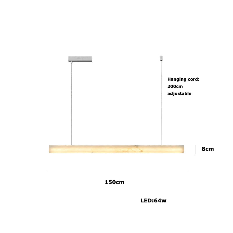 Kolia Marble Series Chrome Gold Dimmable LED Hanging Chandelier Lamps