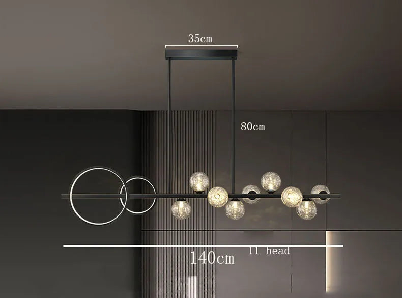 Paneter home decoration luxury crystal pendant lights