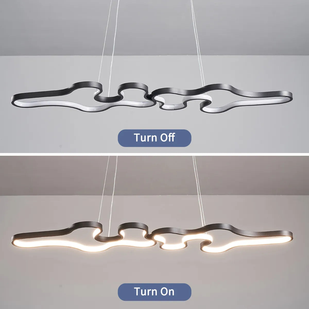 NEO The Curly Smart Home Alexa Google Home Modern LED Pendant Lights