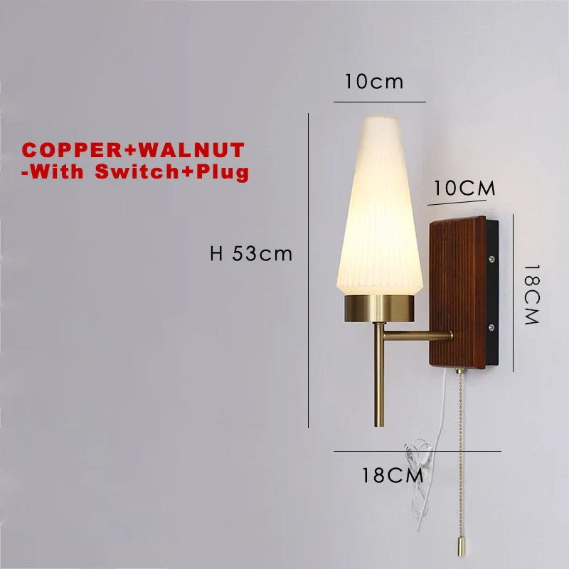 Modern Led Wall Lamp Korea AC90-260V Wall Mounted Wall Lights Fixture Bathroom Mirror Light Sconce Black Copper Nickel Wall Lamp