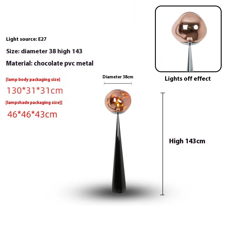 Vailuke Modern Creative Lava Lampshade LED Table/Floor Lamp