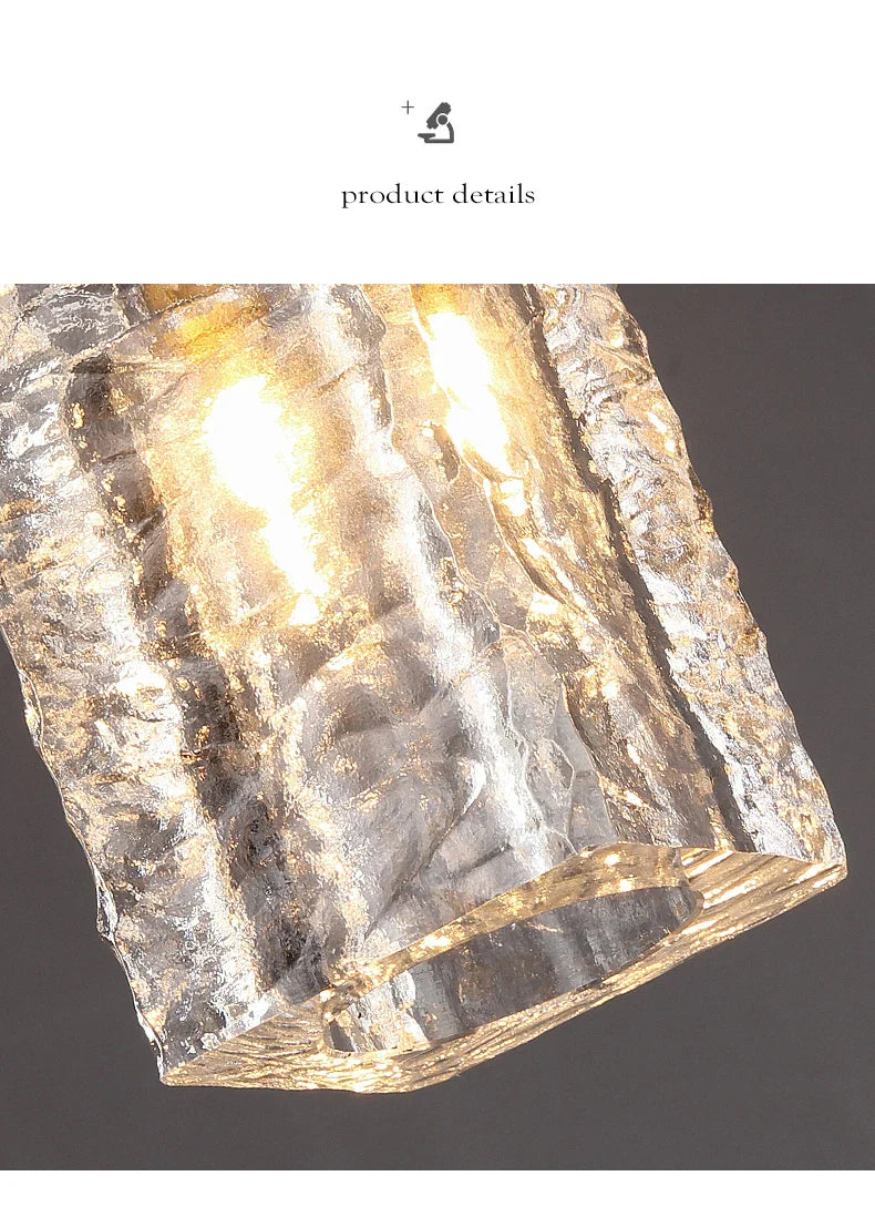 Modern Copper + Crystal Hanging Lamp Gold Creative Mini Pendant Lamp