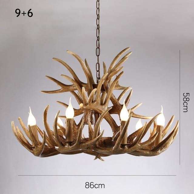 American Retro Antler Chandelier