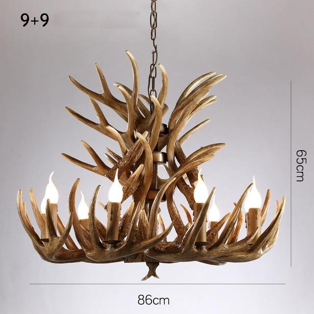 American Retro Antler Chandelier