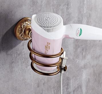Antique Bronze Carved Bathroom Accessories Set Aluminum Bath Hardware Sets Towel Rack, Paper holder Toilet Brush Holder