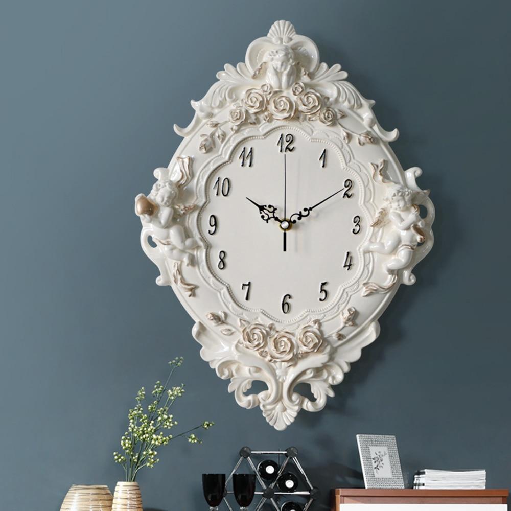 Antique Quartz Angel Wall Clock