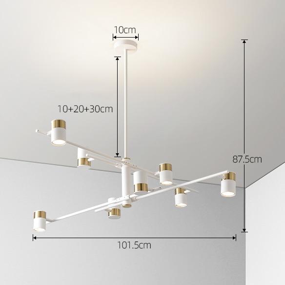 Avenila Modern 350 Degree Rotation Ceiling Chandelier
