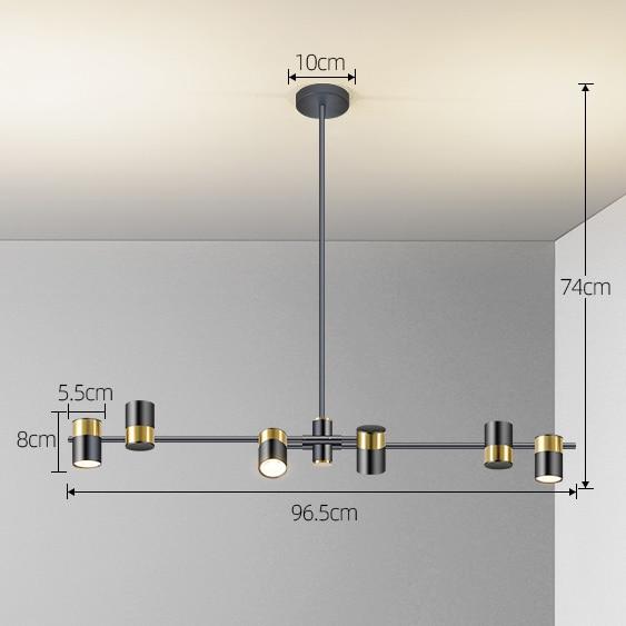 Avenila Modern 350 Degree Rotation Ceiling Chandelier