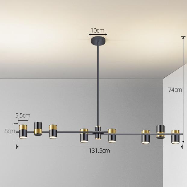 Avenila Modern 350 Degree Rotation Ceiling Chandelier