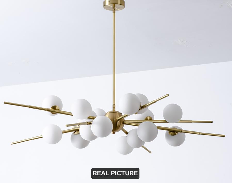 Avenila Modern LED Glass Ball Chandelier