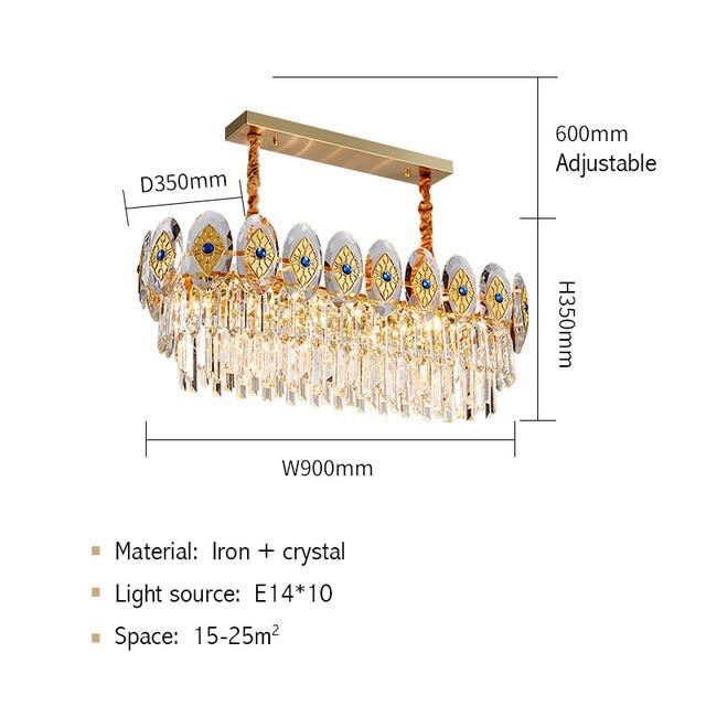 Avenila Modern Treasure Jewel Crystal Chandelier