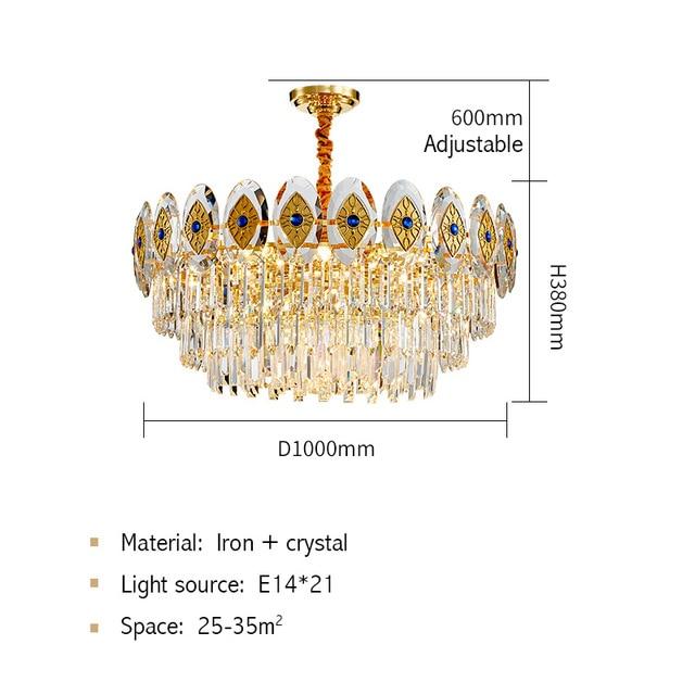 Avenila Modern Treasure Jewel Crystal Chandelier