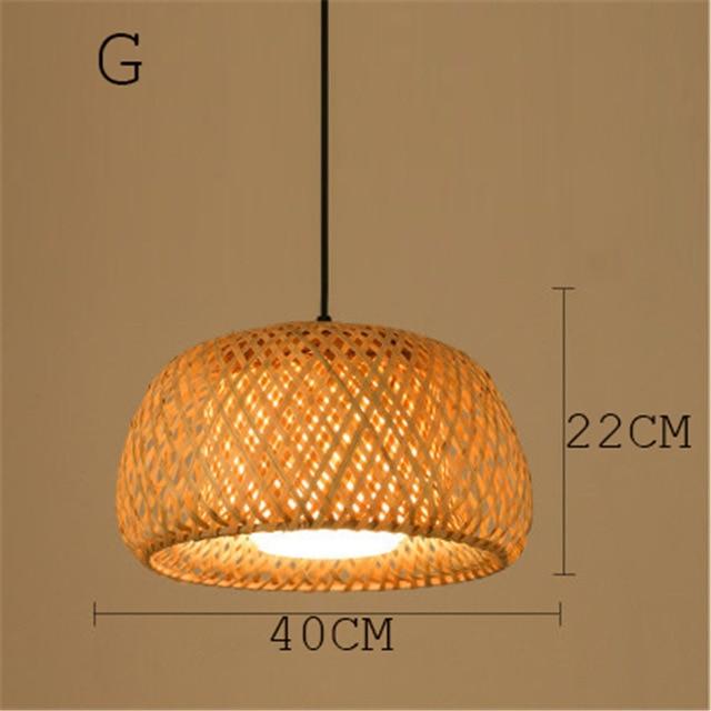 Bamboo LED Pendant Lighting - Avenila Select