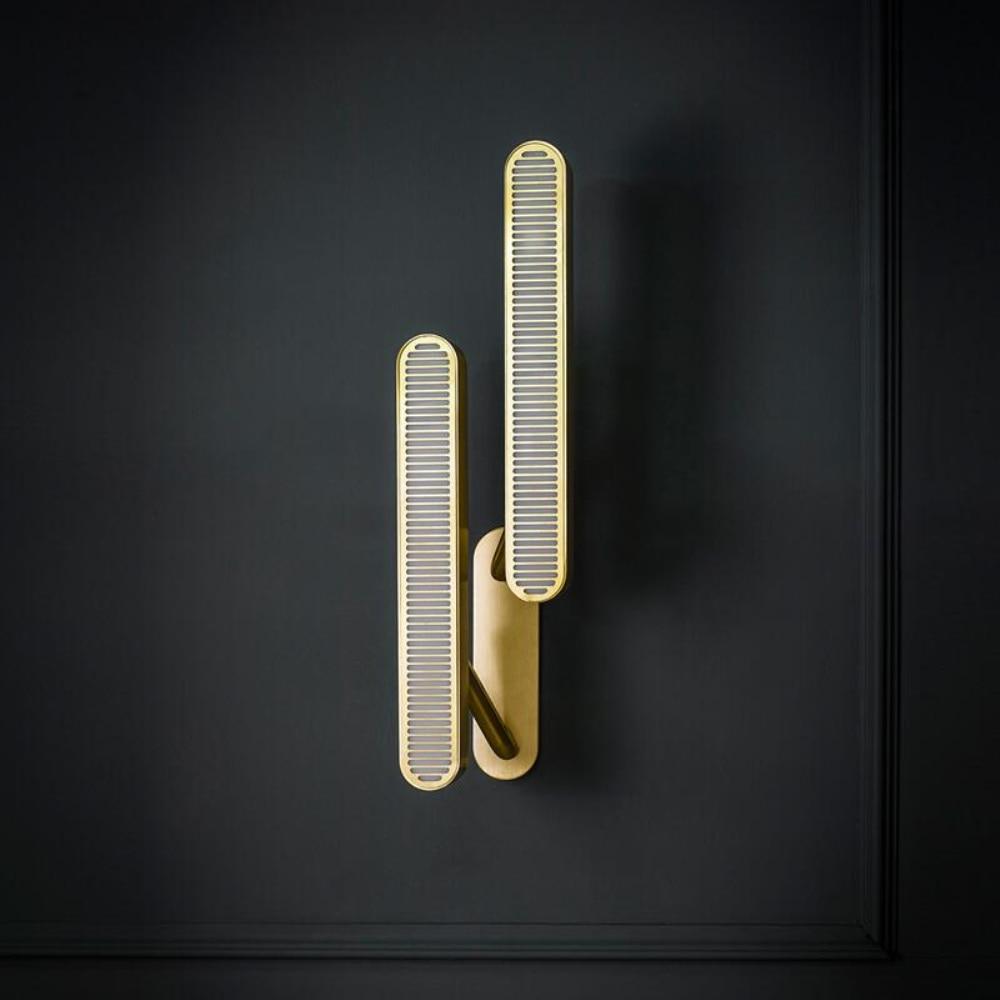 Brass Hotel Hallway Wall Sconce Lamp