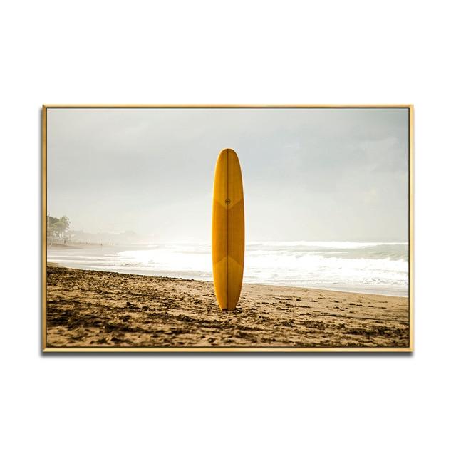 Canvas Painting Seascape Poster Beach Sea Tree Sand Ocean Pineapple Poster Nordic Style Print Wall Picture For Living Room