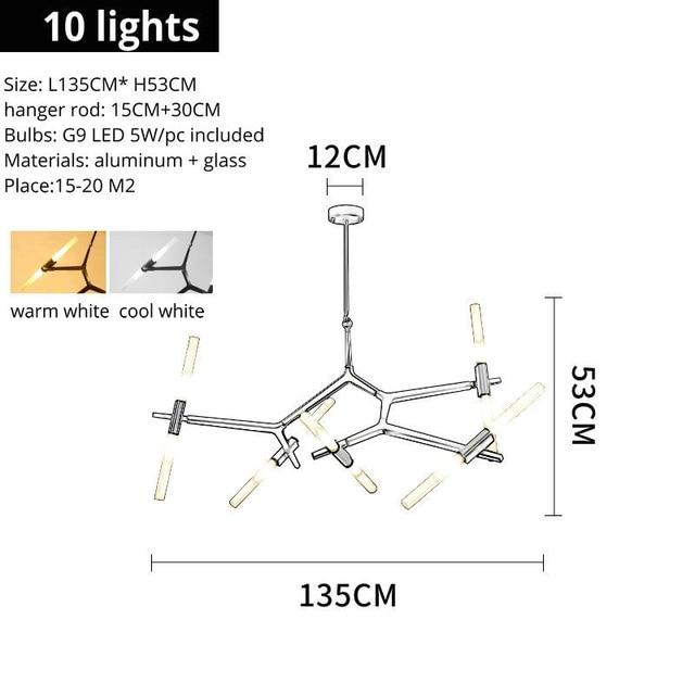 Dimmable LED Helicopter Chandelier