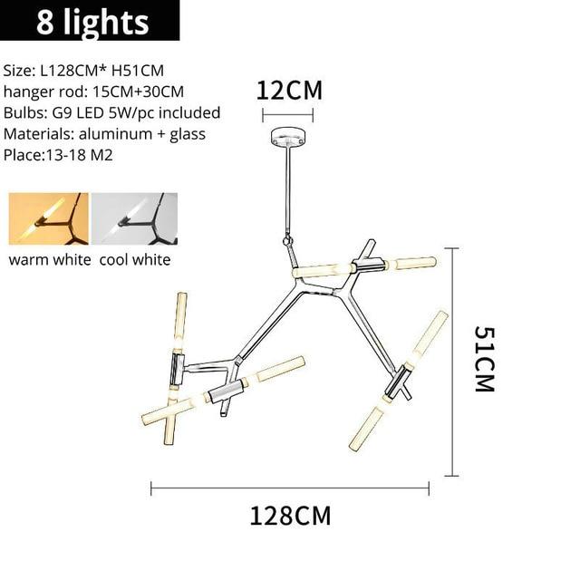 Dimmable LED Helicopter Chandelier