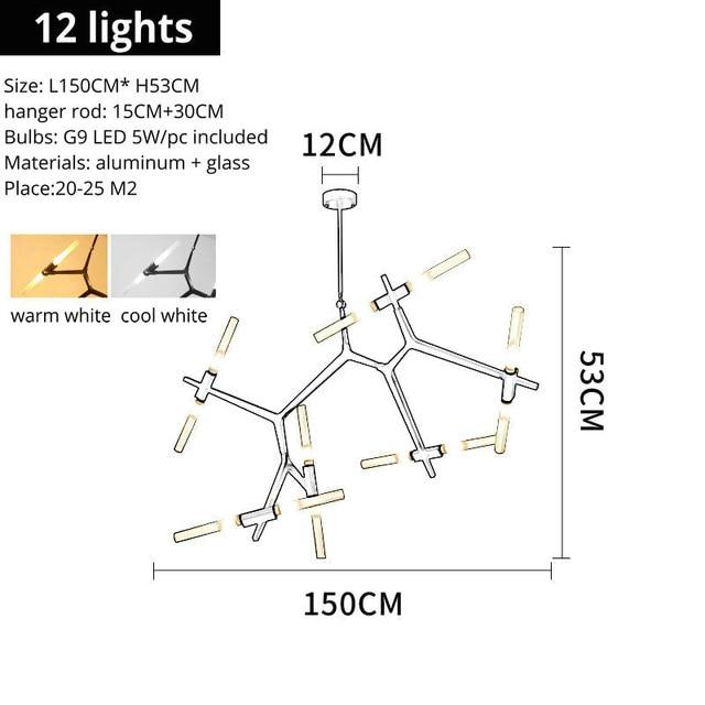 Dimmable LED Helicopter Chandelier