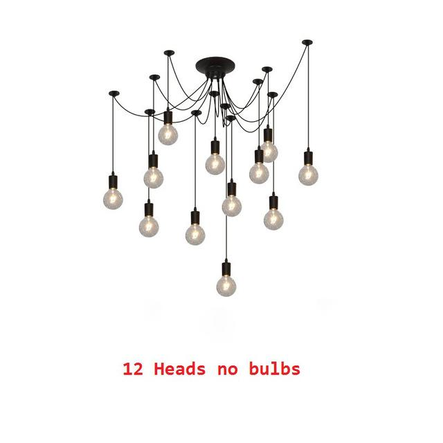 DIY Hanging Spider Chandelier Lamp