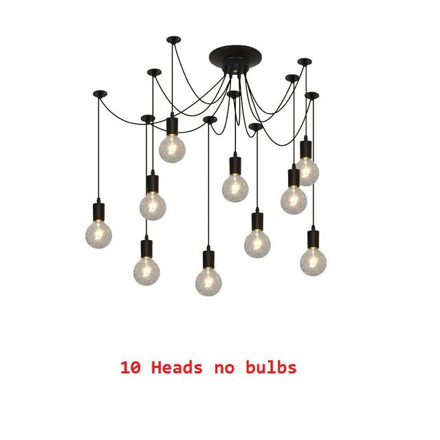DIY Hanging Spider Chandelier Lamp