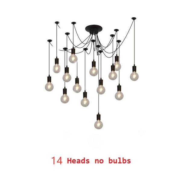 DIY Hanging Spider Chandelier Lamp