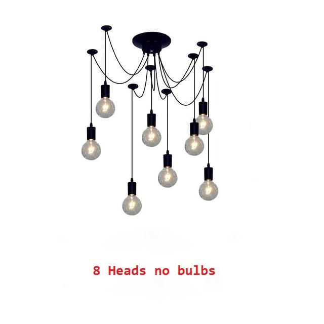 DIY Hanging Spider Chandelier Lamp
