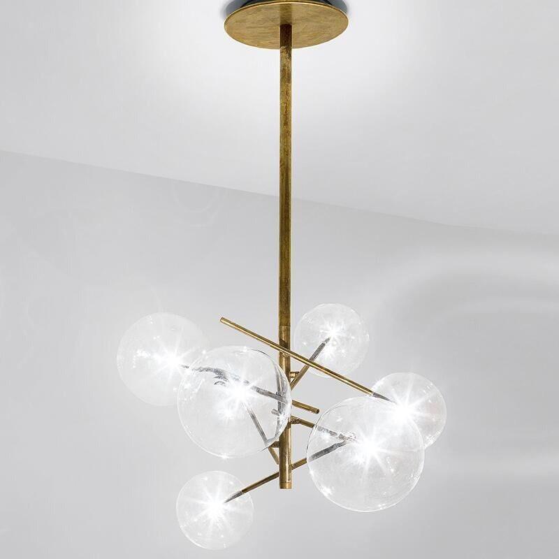 Europe Modern Glass Pendant Sputnik Light