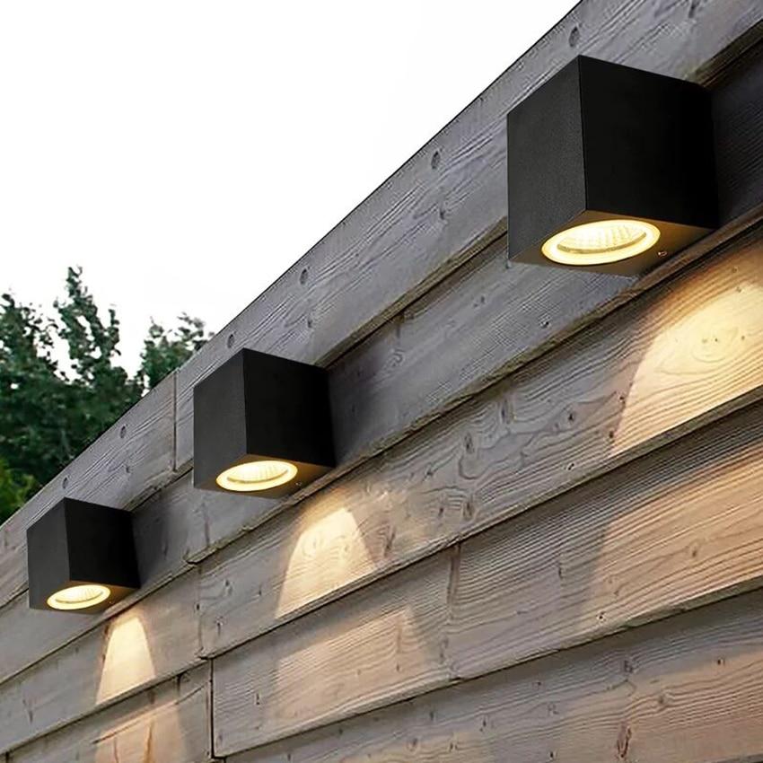 Exterior/Interior 3W/6W LED Aluminum Wall Lamp