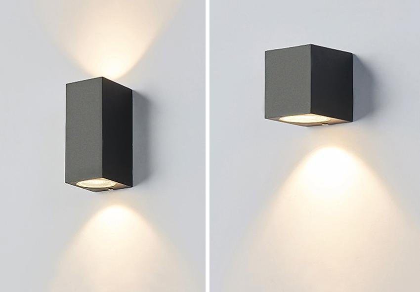 Exterior/Interior 3W/6W LED Aluminum Wall Lamp
