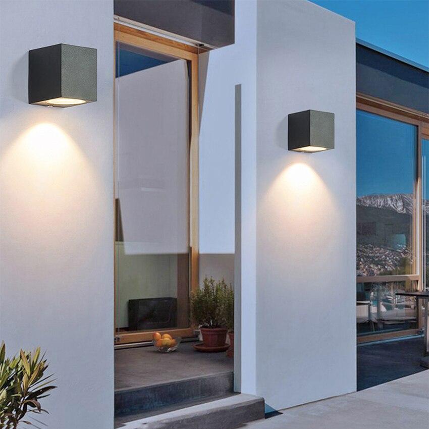 Exterior/Interior 3W/6W LED Aluminum Wall Lamp