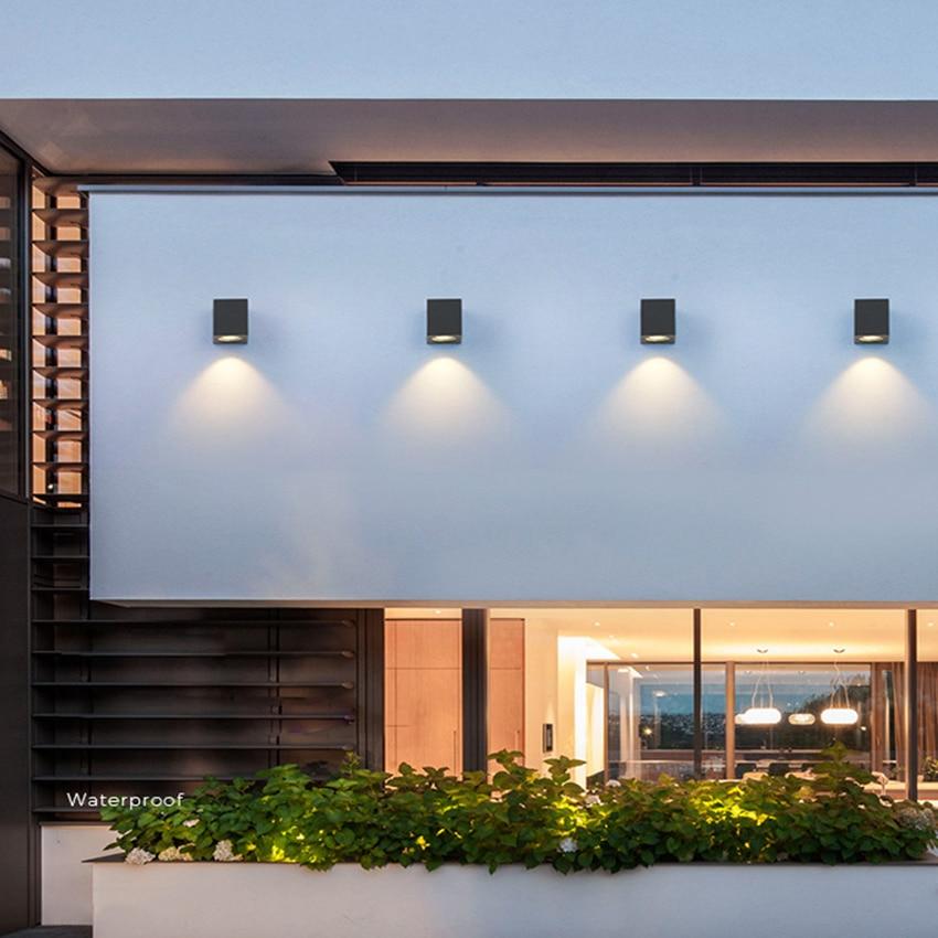 Exterior/Interior 3W/6W LED Aluminum Wall Lamp