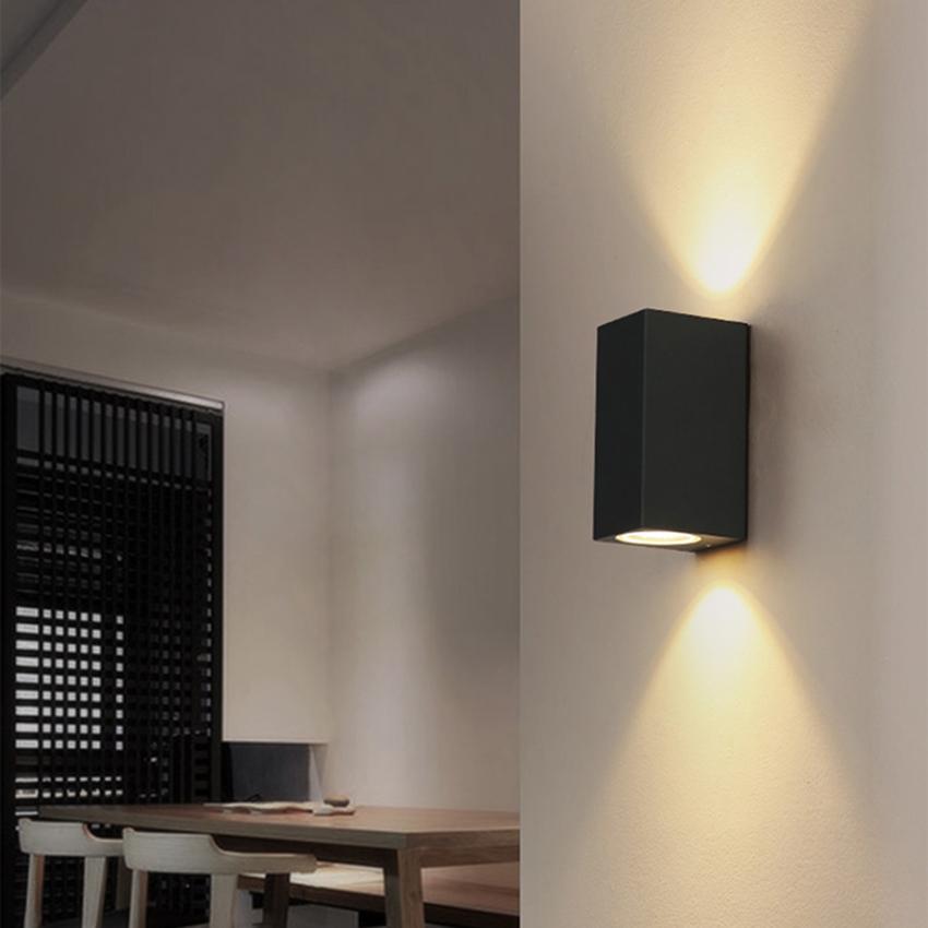 Exterior/Interior 3W/6W LED Aluminum Wall Lamp